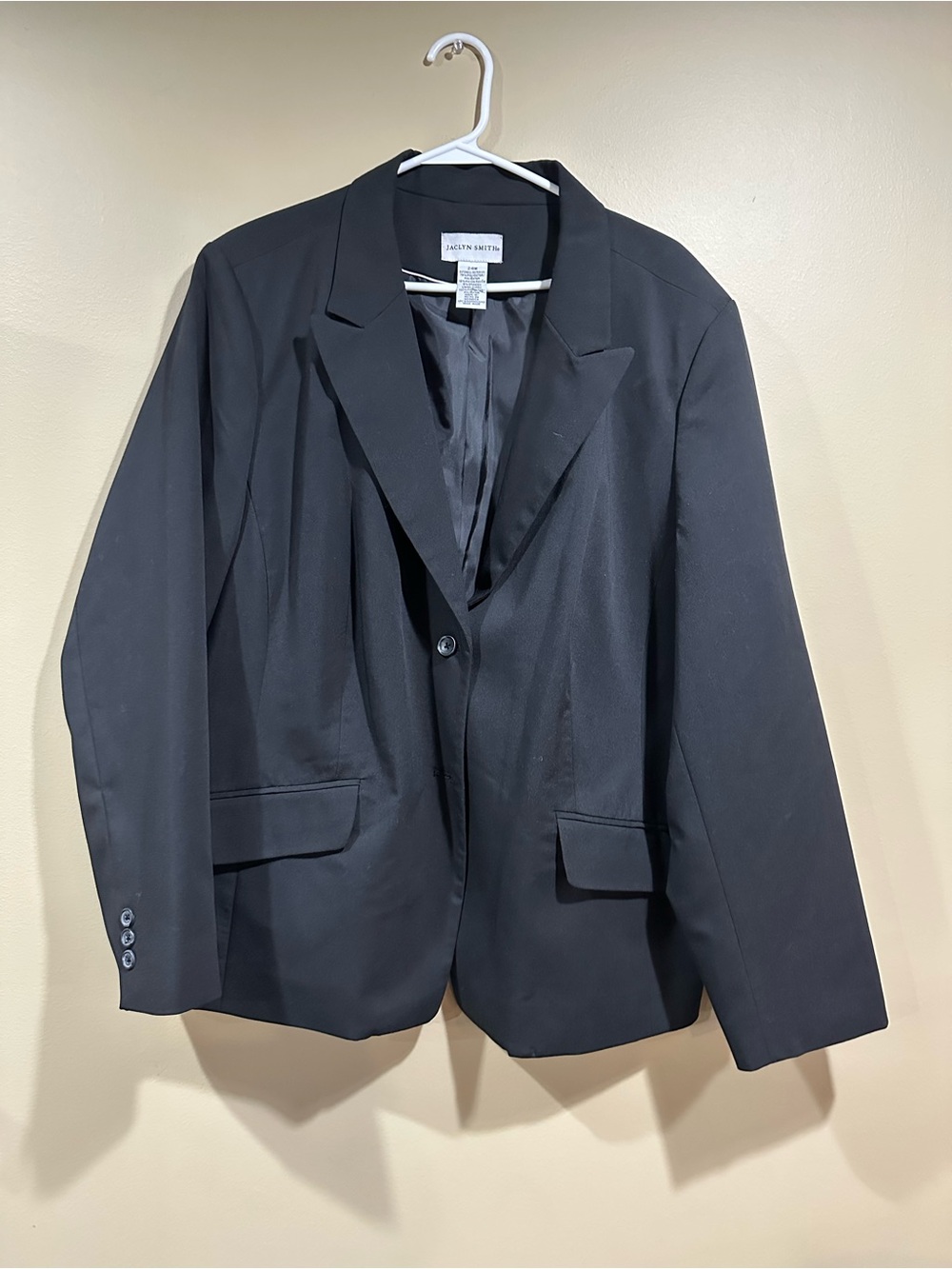 Black Women's Single-Button Blazer - size 24W